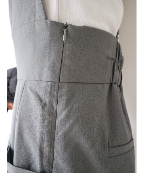 TRUNC（トランクエイティーエイト）の「Heart Cutting Overalls（サロペット/オーバーオール・レディース・グレー/ブラック/アイボリー・FREE）」の10枚目の写真