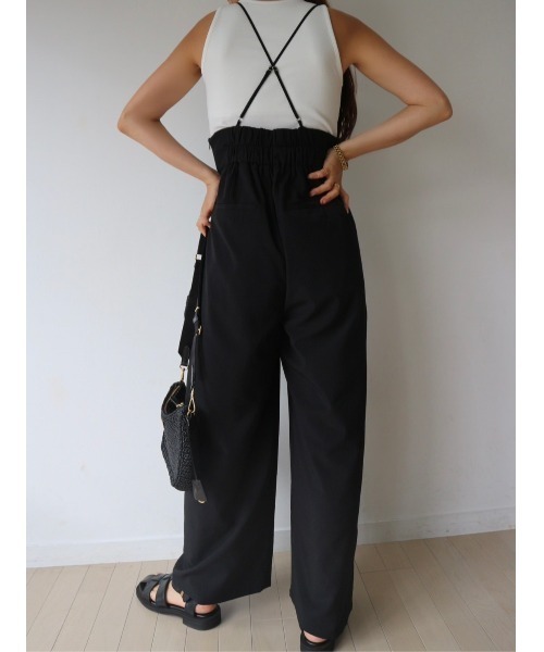 TRUNC（トランクエイティーエイト）の「Heart Cutting Overalls（サロペット/オーバーオール・レディース・グレー/ブラック/アイボリー・FREE）」の14枚目の写真