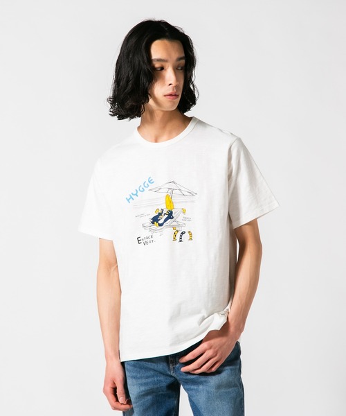 Blue Standard (ブルースタンダード)の「【BLUE STANDARD/ブルースタンダード】 スラブコットン100% アニマルプリントT(Tシャツ/カットソー・メンズ・その他/その他1/その他2・X-LARGE/LARGE/MEDIUM/SMALL)」の5枚目の写真