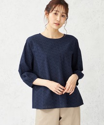 【接触冷感】刺しゅうプルオーバー