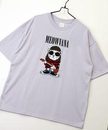 【GROOVY STORE】サガラ刺繍オーバーサイズTシャツ UVカット&COOL&DRY
