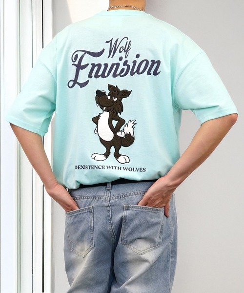 Burner（バーナー）の「【GROOVY STORE】サガラ刺繍オーバーサイズTシャツ　 UVカット＆COOL&DRY（Tシャツ/カットソー・メンズ・ホワイト/ライトグレー/スミクロ/モカ/ネイビー/ホワイト系その他2/ブラック/サックスブルー/ブラック系その他2/オフホワイト/ミント/ブラウン/グリーン/ライトブラック/ホワイト系その他3/ダークブルー/アイボリー/ブラック系その他/ライトグリーン系/レモンイエロー・M/L/LL）」の16枚目の写真