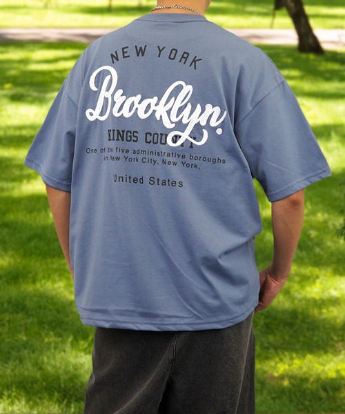 Burner（バーナー）の「【GROOVY STORE】サガラ刺繍オーバーサイズTシャツ　 UVカット＆COOL&DRY（Tシャツ/カットソー・メンズ・ホワイト/ライトグレー/スミクロ/モカ/ネイビー/ホワイト系その他2/ブラック/サックスブルー/ブラック系その他2/オフホワイト/ミント/ブラウン/グリーン/ライトブラック/ホワイト系その他3/ダークブルー/アイボリー/ブラック系その他/ライトグリーン系/レモンイエロー・M/L/LL）」の19枚目の写真