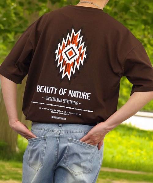 Burner（バーナー）の「【GROOVY STORE】サガラ刺繍オーバーサイズTシャツ　 UVカット＆COOL&DRY（Tシャツ/カットソー・メンズ・ホワイト/ライトグレー/スミクロ/モカ/ネイビー/ホワイト系その他2/ブラック/サックスブルー/ブラック系その他2/オフホワイト/ミント/ブラウン/グリーン/ライトブラック/ホワイト系その他3/ダークブルー/アイボリー/ブラック系その他/ライトグリーン系/レモンイエロー・M/L/LL）」の12枚目の写真