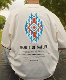 【GROOVY STORE】サガラ刺繍オーバーサイズTシャツ UVカット&COOL&DRY