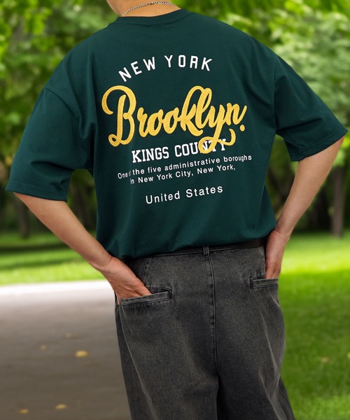 Burner（バーナー）の「【GROOVY STORE】サガラ刺繍オーバーサイズTシャツ　 UVカット＆COOL&DRY（Tシャツ/カットソー・メンズ・ホワイト/ライトグレー/スミクロ/モカ/ネイビー/ホワイト系その他2/ブラック/サックスブルー/ブラック系その他2/オフホワイト/ミント/ブラウン/グリーン/ライトブラック/ホワイト系その他3/ダークブルー/アイボリー/ブラック系その他/ライトグリーン系/レモンイエロー・M/L/LL）」の14枚目の写真