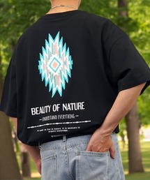 Burner | 【GROOVY STORE】サガラ刺繍オーバーサイズTシャツ UVカット&COOL&DRY(Tシャツ/カットソー)