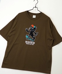 【GROOVY STORE】サガラ刺繍オーバーサイズTシャツ UVカット&COOL&DRY