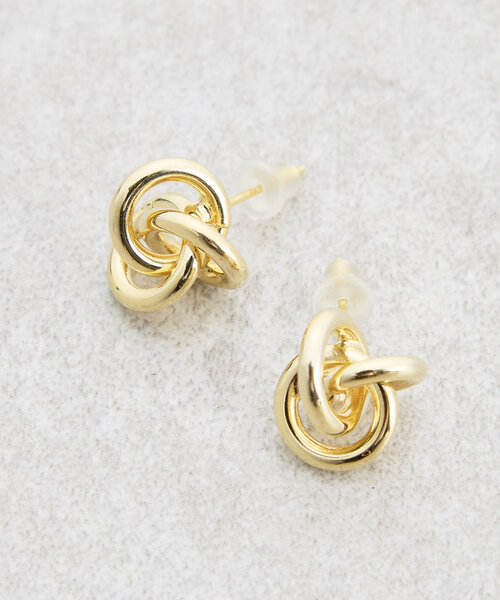 BEARDSLEY(ビアズリー)の「3重輪ループピアス(ピアス(両耳用)・レディース・ゴールド・FREE)」の5枚目の写真