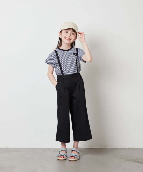 a.v.v（アーヴェヴェ）の「[17-24cm][履き心地のよいクッションインソール][マジックテープで簡単に履ける]フリルフラットサンダル（サンダル・キッズ・ダークインディゴブルー/シルバー・24/23/19/18/17/22/20/21）」の14枚目の写真