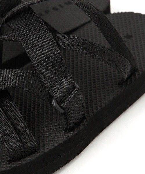 LEPSIM（レプシィム）の「ゼロカルテープクロスサンダル　118531（サンダル・レディース・ブラック/キャメル/アイボリー・MEDIUM/LARGE）」の18枚目の写真