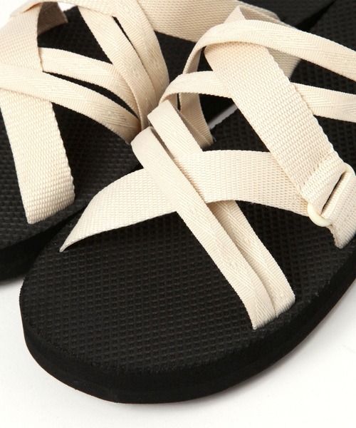 LEPSIM（レプシィム）の「ゼロカルテープクロスサンダル　118531（サンダル・レディース・ブラック/キャメル/アイボリー・MEDIUM/LARGE）」の22枚目の写真