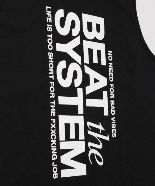 LIBERTY CITY（リバティシティ）の「【LIBERTY CITY/リバティーシティ】 [BEAT THE SYSTEM] ルーズ・タンクトップ（タンクトップ・メンズ・ホワイト/ブラック・2/3）」の14枚目の写真