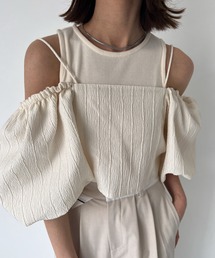 Olu. | 2wayジャガードオフショルビスチェ(その他トップス)