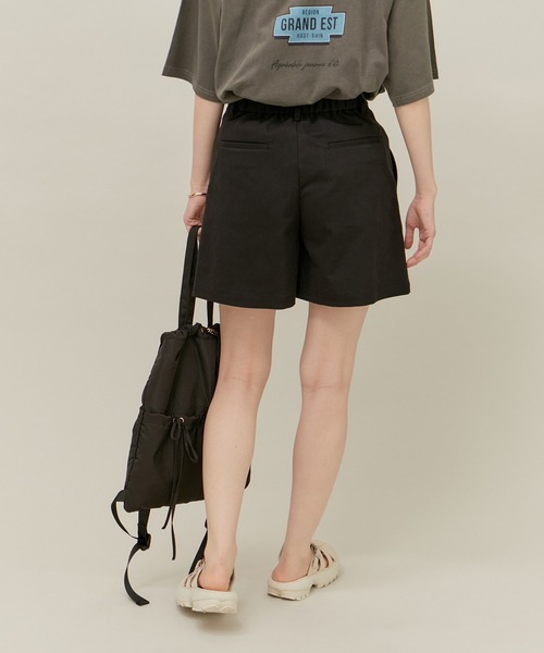 ROPE' PICNIC（ロペピクニック）の「デザインベルトチノショートパンツ（チノパンツ・レディース・ブラック/キャメル・36/38）」の20枚目の写真