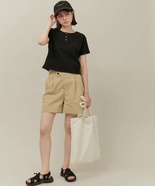 ROPE' PICNIC（ロペピクニック）の「デザインベルトチノショートパンツ