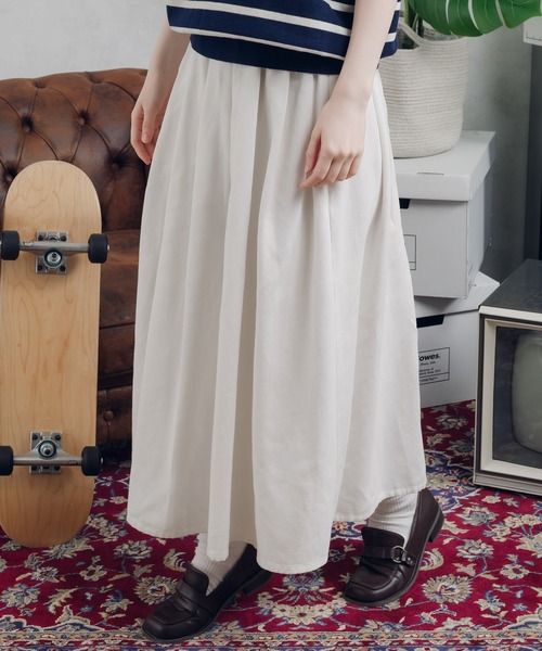 MUHET（ミュエータ）の「コットンフレアスカート（スカート