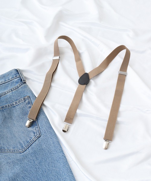 Bling Leads（ブリングリーズ）の「サスペンダー無地（サスペンダー・メンズ・ブラウン/ダークグレー/モカ/ベージュ/チャコール/カーキ/ホワイト/グレー/ブルー/ダークグリーン・F）」の6枚目の写真