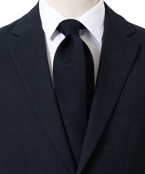 B:MING by BEAMS（ビーミングバイビームス）の「ウールシルク ソリッド ネクタイ 24AW（ネクタイ・メンズ・ライトグレー/グレー/チャコールグレー/ライトブラウン/ダークブラウン/ブルー系その他4/インディゴブルー/ネイビー・ONE SIZE）」の6枚目の写真
