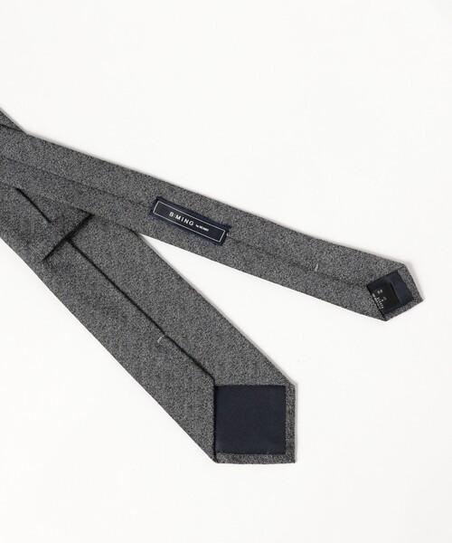 B:MING by BEAMS（ビーミングバイビームス）の「ウールシルク ソリッド ネクタイ 24AW（ネクタイ・メンズ・ライトグレー/グレー/チャコールグレー/ライトブラウン/ダークブラウン/ブルー系その他4/インディゴブルー/ネイビー・ONE SIZE）」の10枚目の写真