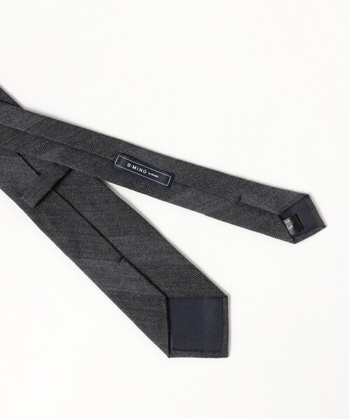B:MING by BEAMS（ビーミングバイビームス）の「ウールシルク ソリッド ネクタイ 24AW（ネクタイ・メンズ・ライトグレー/グレー/チャコールグレー/ライトブラウン/ダークブラウン/ブルー系その他4/インディゴブルー/ネイビー・ONE SIZE）」の12枚目の写真
