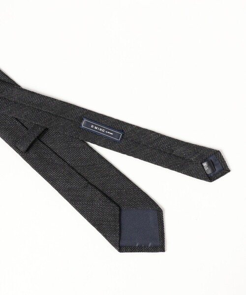 B:MING by BEAMS（ビーミングバイビームス）の「ウールシルク ソリッド ネクタイ 24AW（ネクタイ・メンズ・ライトグレー/グレー/チャコールグレー/ライトブラウン/ダークブラウン/ブルー系その他4/インディゴブルー/ネイビー・ONE SIZE）」の14枚目の写真
