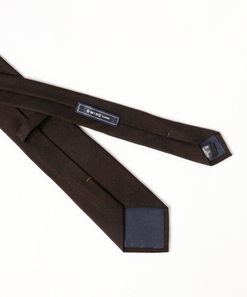 B:MING by BEAMS（ビーミングバイビームス）の「ウールシルク ソリッド ネクタイ 24AW（ネクタイ・メンズ・ライトグレー/グレー/チャコールグレー/ライトブラウン/ダークブラウン/ブルー系その他4/インディゴブルー/ネイビー・ONE SIZE）」の20枚目の写真