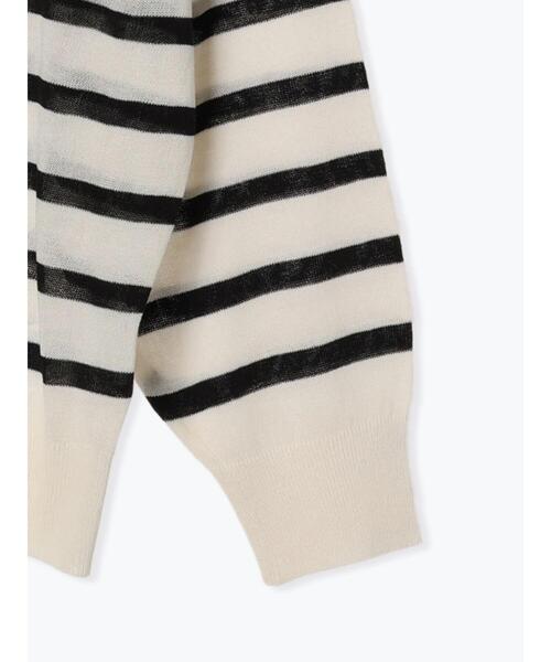 Lugnoncure（ルノンキュール）の「【接触冷感】シアーVネックカーディガン（カーディガン/ボレロ・レディース・オフホワイト/ブルー/オレンジ/ブラック・F）」の17枚目の写真