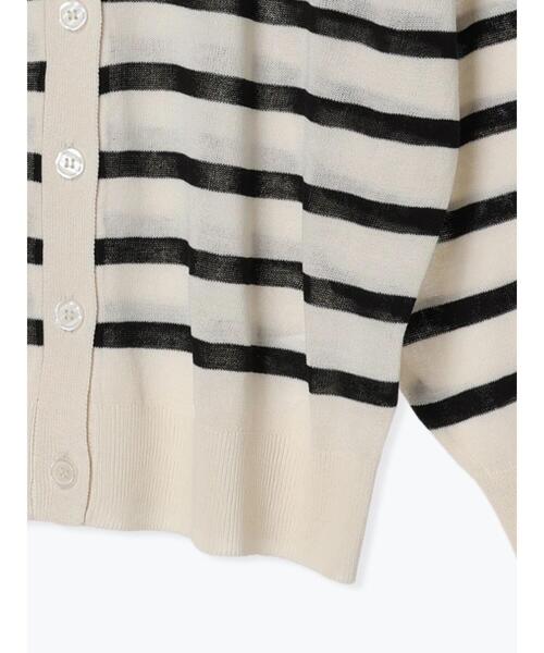 Lugnoncure（ルノンキュール）の「【接触冷感】シアーVネックカーディガン（カーディガン/ボレロ・レディース・オフホワイト/ブルー/オレンジ/ブラック・F）」の18枚目の写真