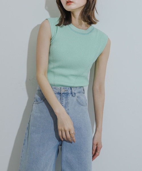 【美品✨】アルアバイル　フリゼVネックニットジャケット　完売品 プチハイネックニットトップス(ニット・セーター) | a.v.v(アー