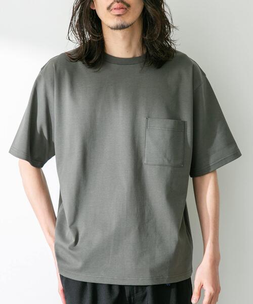 URBAN RESEARCH Sonny Label(アーバンリサーチサニーレーベル)の「コンパクトスムースショートスリーブTシャツ(Tシャツ/カットソー・メンズ・チャコールグレー/ブルー/オレンジ/ホワイト・MEDIUM/LARGE)」の22枚目の写真