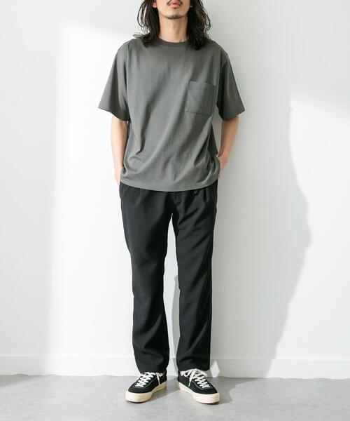 URBAN RESEARCH Sonny Label(アーバンリサーチサニーレーベル)の「コンパクトスムースショートスリーブTシャツ(Tシャツ/カットソー・メンズ・チャコールグレー/ブルー/オレンジ/ホワイト・MEDIUM/LARGE)」の20枚目の写真