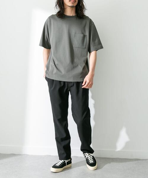 URBAN RESEARCH Sonny Label(アーバンリサーチサニーレーベル)の「コンパクトスムースショートスリーブTシャツ(Tシャツ/カットソー・メンズ・チャコールグレー/ブルー/オレンジ/ホワイト・MEDIUM/LARGE)」の19枚目の写真