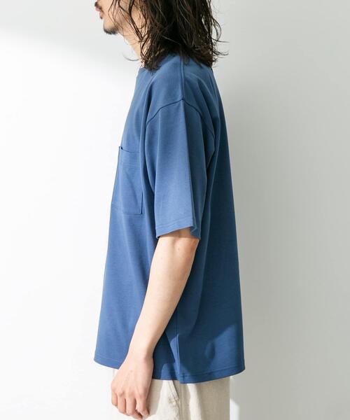 URBAN RESEARCH Sonny Label(アーバンリサーチサニーレーベル)の「コンパクトスムースショートスリーブTシャツ(Tシャツ/カットソー・メンズ・チャコールグレー/ブルー/オレンジ/ホワイト・MEDIUM/LARGE)」の8枚目の写真