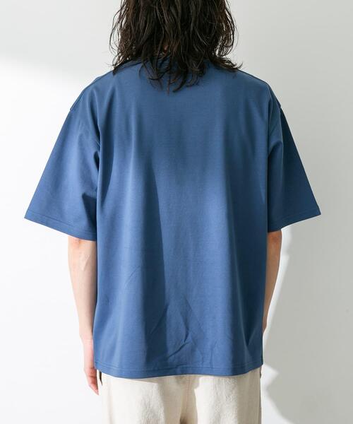 URBAN RESEARCH Sonny Label(アーバンリサーチサニーレーベル)の「コンパクトスムースショートスリーブTシャツ(Tシャツ/カットソー・メンズ・チャコールグレー/ブルー/オレンジ/ホワイト・MEDIUM/LARGE)」の7枚目の写真