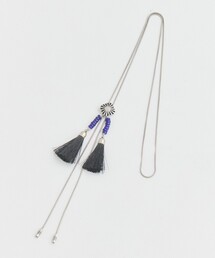 TOGA | 【TOGA TOO/トーガトゥ】Beads fringe loop tie/ロングネックレス(ネックレス)