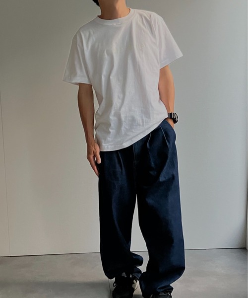 CREARE -LINO-（クレアーレリノ）の「『CREARE-LINO-』フロッキープリント半袖Tシャツ/ロゴT/カットソー＜ユニセックス商品＞（Tシャツ/カットソー・メンズ・ホワイト系その他/ブラック/ホワイト・FREE）」の22枚目の写真