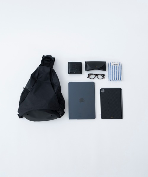 Nanmo.(ナンモ)の「NYLON ONE SHOULDER BAG / ナイロンワンショルダーバッグ(ショルダーバッグ・メンズ・ブラック・FREE)」の8枚目の写真