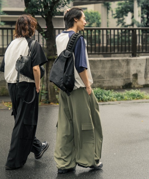 Nanmo.(ナンモ)の「NYLON ONE SHOULDER BAG / ナイロンワンショルダーバッグ(ショルダーバッグ・メンズ・ブラック・FREE)」の15枚目の写真