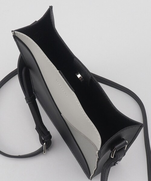 THE SHOP TK （ザ ショップ ティーケー ）の「◆パネルラインBOXショルダーバッグ（ショルダーバッグ・メンズ・ブラック/ブルーグリーン/ブラック系4・00）」の9枚目の写真