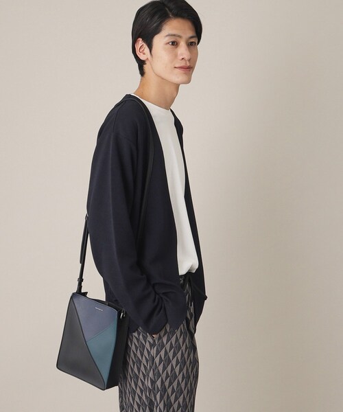 THE SHOP TK （ザ ショップ ティーケー ）の「◆パネルラインBOXショルダーバッグ（ショルダーバッグ・メンズ・ブラック/ブルーグリーン/ブラック系4・00）」の20枚目の写真