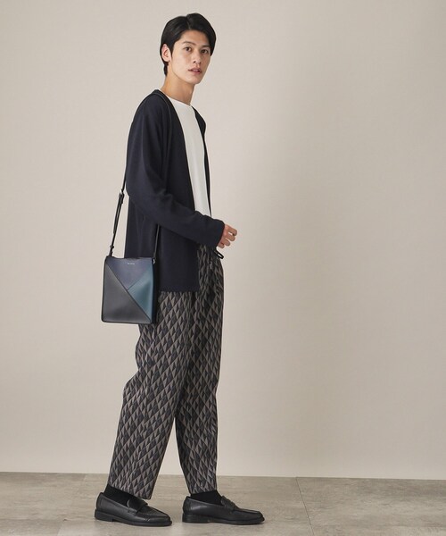 THE SHOP TK （ザ ショップ ティーケー ）の「◆パネルラインBOXショルダーバッグ（ショルダーバッグ・メンズ・ブラック/ブルーグリーン/ブラック系4・00）」の21枚目の写真