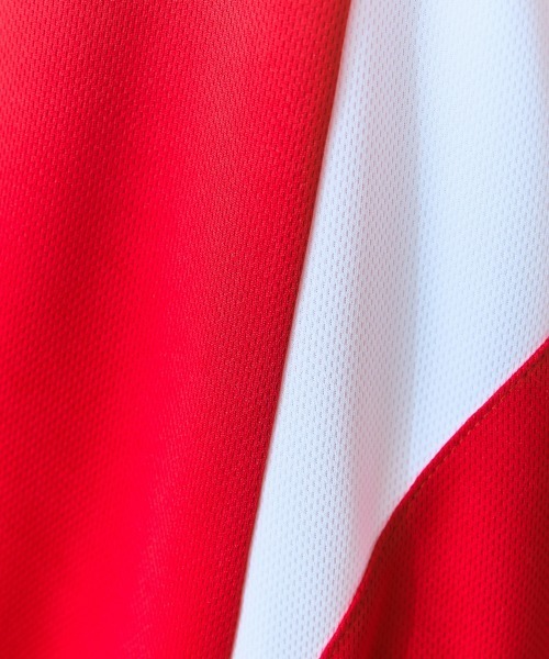 marun（マルン）の「＜大きいサイズ＞ チームユニフォーム風タンクトップ marun（タンクトップ・レディース・レッド・5L/4L/3L/LL/L）」の15枚目の写真