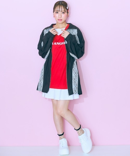 marun（マルン）の「＜大きいサイズ＞ チームユニフォーム風タンクトップ marun（タンクトップ・レディース・レッド・5L/4L/3L/LL/L）」の19枚目の写真