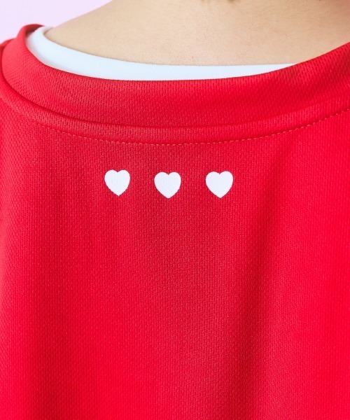 marun（マルン）の「＜大きいサイズ＞ チームユニフォーム風タンクトップ marun（タンクトップ・レディース・レッド・5L/4L/3L/LL/L）」の18枚目の写真