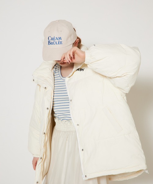 RUBY AND YOU（ルビーアンドユー）の「CREAM BRULEEキャップ（キャップ・レディース・ベージュ系/アイボリー・FREE）」の3枚目の写真