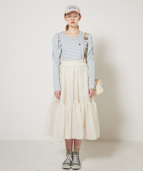 RUBY AND YOU（ルビーアンドユー）の「CREAM BRULEEキャップ（キャップ・レディース・ベージュ系/アイボリー・FREE）」の8枚目の写真