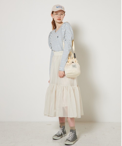 RUBY AND YOU（ルビーアンドユー）の「CREAM BRULEEキャップ（キャップ・レディース・ベージュ系/アイボリー・FREE）」の9枚目の写真