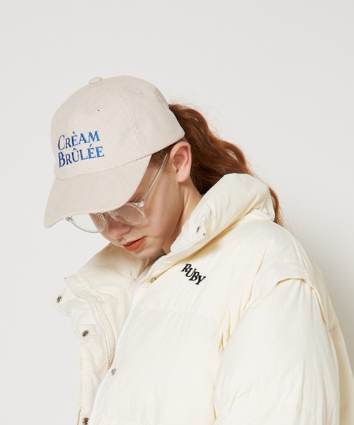 RUBY AND YOU（ルビーアンドユー）の「CREAM BRULEEキャップ（キャップ・レディース・ベージュ系/アイボリー・FREE）」の21枚目の写真