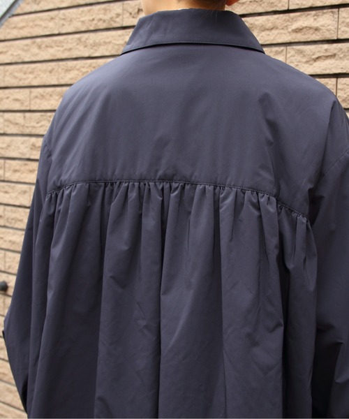 ORCIVAL（オーシバル）の「ORCIVAL/オーシバル　ギャザーコート　GATHERED COAT　OR-A0577 KTM（その他アウター・レディース・ダークネイビー/ベージュ・2）」の15枚目の写真